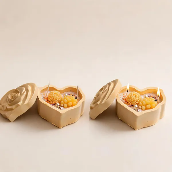 Soy_Wax_Floral_Golden_Bloom_Candle_In_Decorative_Box_With_Lid_|_Pack_Of_2