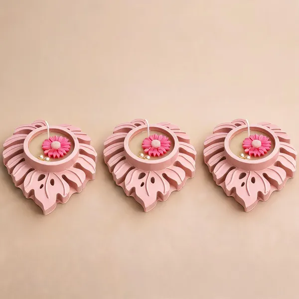 Soy_Wax_Pink_Floral_Pearl_Leaf_Concrete_Candle_|_Pack_Of_3