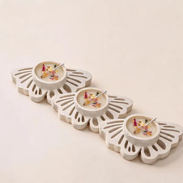 Soy_Wax_Botanical_Dried_Flower_Butterfly_Concrete_Candle_|_Pack_Of_3
