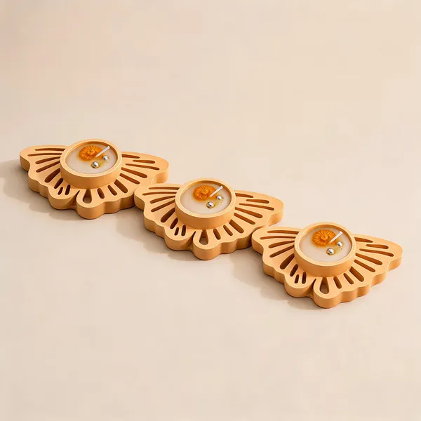 Soy_Wax_Daisy_Floral_Butterfly_Golden_Concrete_Candle_|_Pack_Of_3