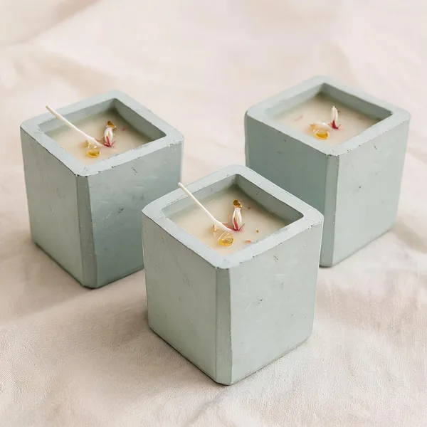 Soy_Wax_Minimalist_Floral_Mint_Sage_Block_Candle_|_Pack_Of_3