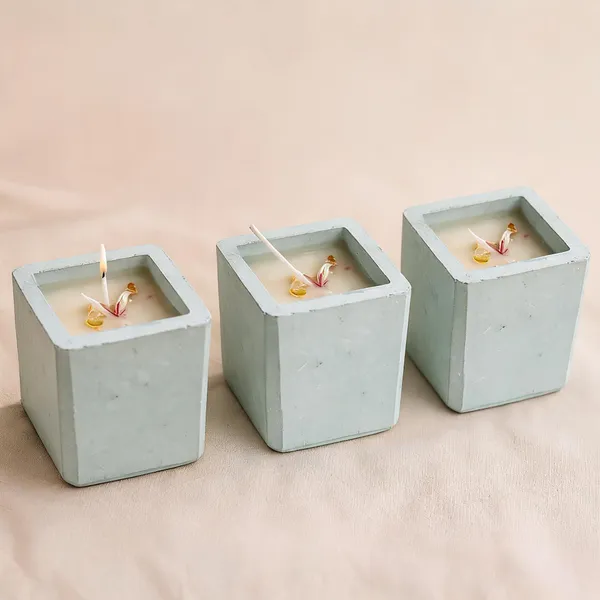 Soy_Wax_Minimalist_Floral_Mint_Sage_Block_Candle_|_Pack_Of_3