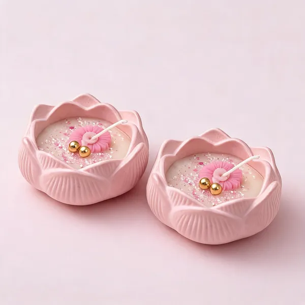 Soy_Wax_Floral_Butterfly_Blossom_Candle_In_Lotus_Ceramic_Bowl_|_Pack_Of_2