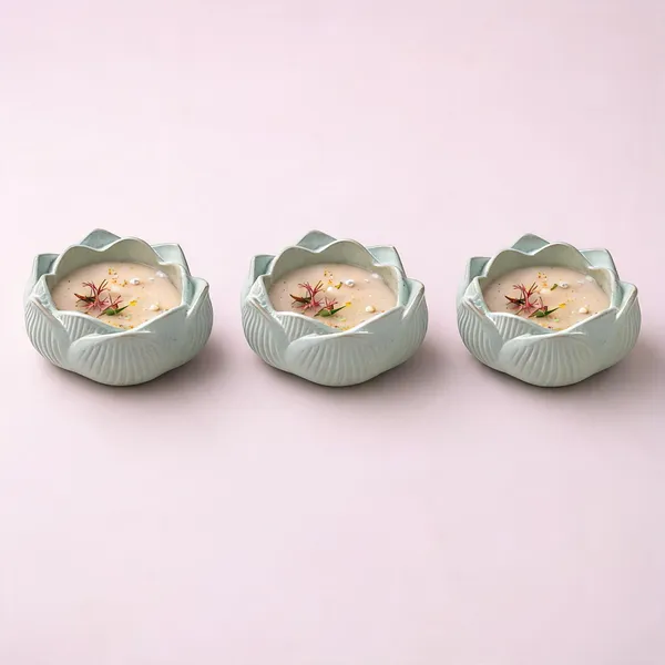 Soy_Wax_Floral_Butterfly_Blossom_Candle_In_Mint_Green_Lotus_Jar_|_Pack_Of_3