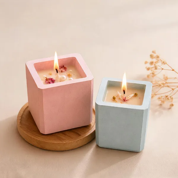 Soy_Wax_Geometric_Botanical_Block_Candle_Set_Of_2_|_Pack_Of_2