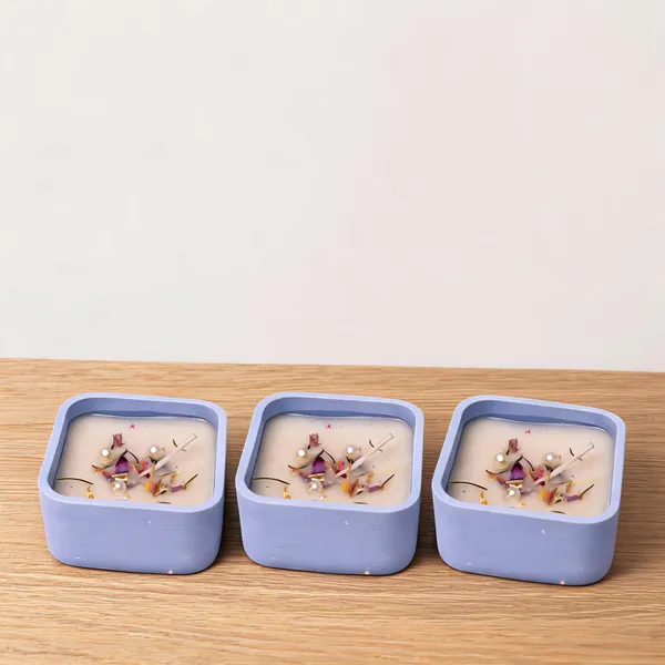 Soy_Wax_Botanical_Floral_Candle_In_Sky_Blue_Ceramic_Bowl_|_Pack_Of_3