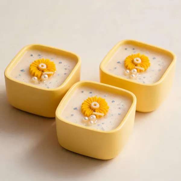 Soy_Wax_Decorative_Sunflower_Candle_In_Yellow_Ceramic_Bowl_|_Pack_Of_3