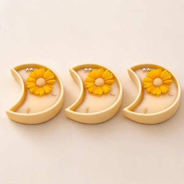 Soy_Wax_Sunflower_Pearl_Crescent_Ceramic_Bowl_Candle_|_Pack_Of_3