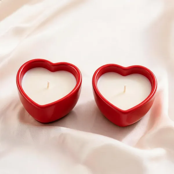 Soy_Wax_Romantic_Heart_Shaped_Candle_In_Red_Ceramic_Bowl_|_Pack_Of_2