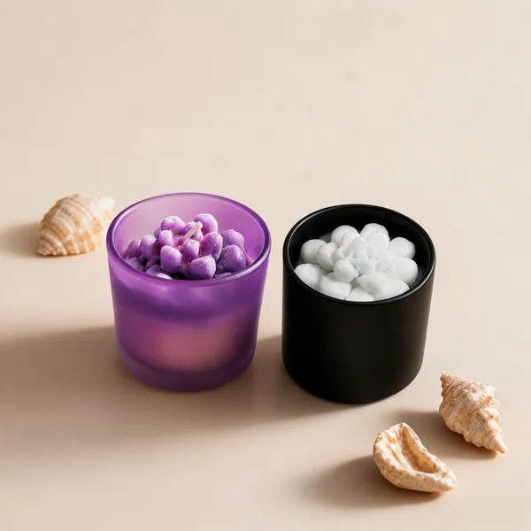 Soy_Wax_Floral_Blossom_Harmony_Glass_Jar_Scented_Candle_Set_Of_2_|_Pack_Of_2