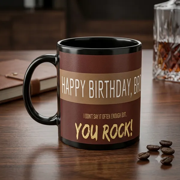 Black_Ceramic_Mug_With_Personalized_Birthday_Photo_Print_11_Oz_With_Key_Chain_One__Pcs_Set