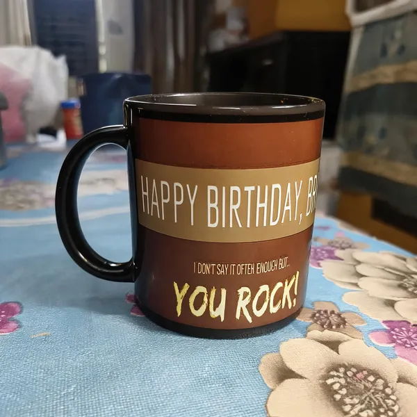 Black_Ceramic_Mug_With_Personalized_Birthday_Photo_Print_16_Oz_With_Key_Chain_One__Pcs_Set