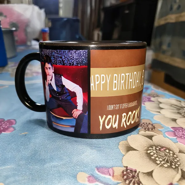Black_Ceramic_Mug_With_Personalized_Birthday_Photo_Print_16_Oz_With_Key_Chain_One__Pcs_Set