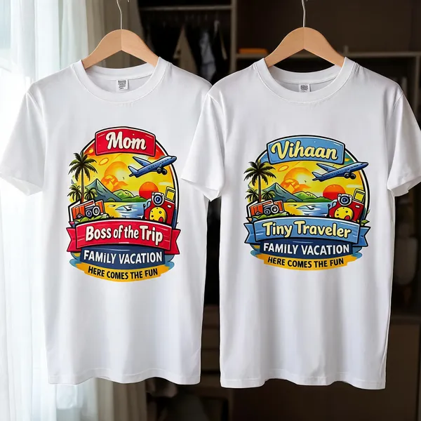 White_Printed_Family_Vacation_Round_Neck_T_Shirt_For_Family_Pack_Of_2