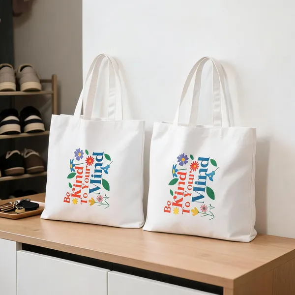 White_Printed_Fabric_Tote_Bag_For_Everyday_Use_With_Personalized_Photo_Company_Logo_Pack_Of_2