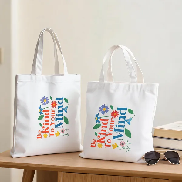 White_Printed_Fabric_Tote_Bag_For_Everyday_Use_With_Personalized_Photo_Company_Logo_Pack_Of_2