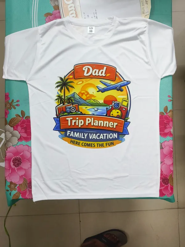 White_Printed_Family_Vacation_Round_Neck_T-Shirt_for_Family_one_pcs_set