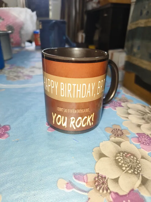 Black_Ceramic_Mug_With_Personalized_Birthday_Photo_Print_16_Oz_With_Key_Chain_One__Pcs_Set