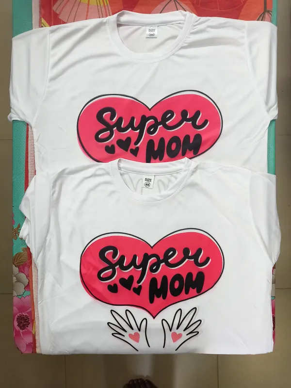 White_Printed_Family_Vacation_Round_Neck_T-Shirt_for_Family_one_pcs_set