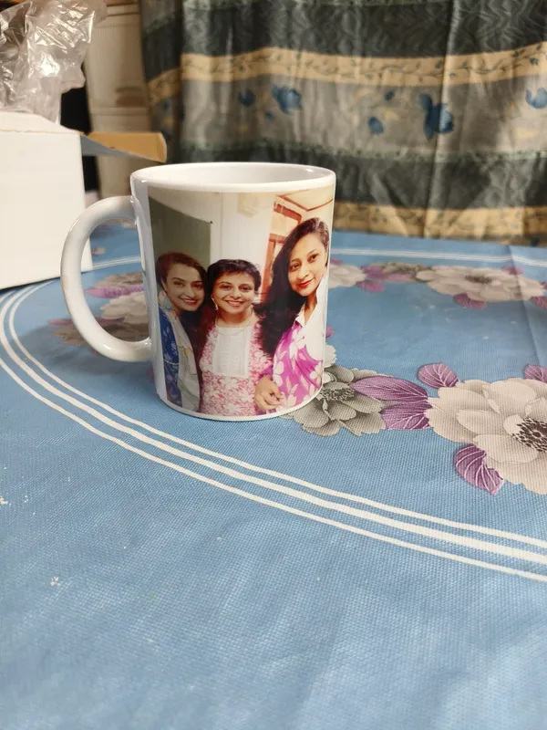 White_Ceramic_Cofee_Mug_with_Personalized_Photo_16oz_with_Key_chain_one_pcs_set