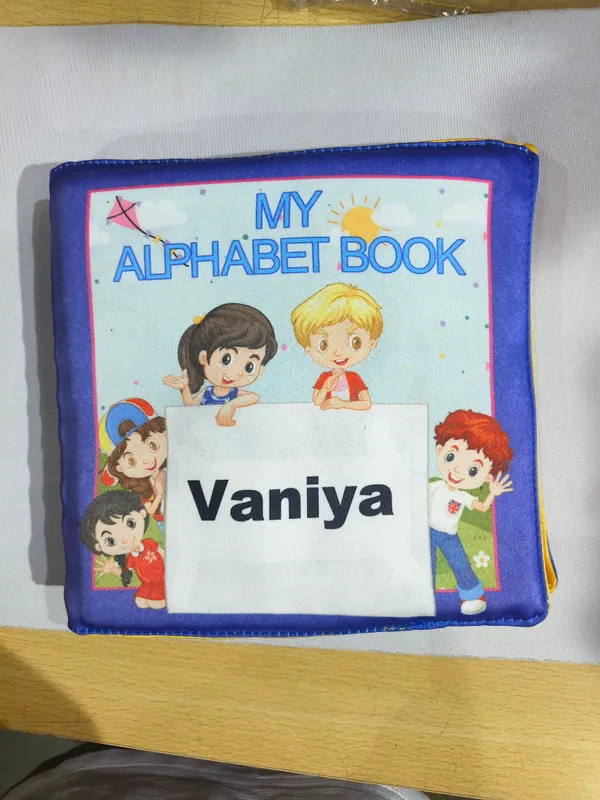 Alphabet_Book_with_Personalized_photo_for_Babies_and_Kids_one_pcs_set_in_fabric_6_pages