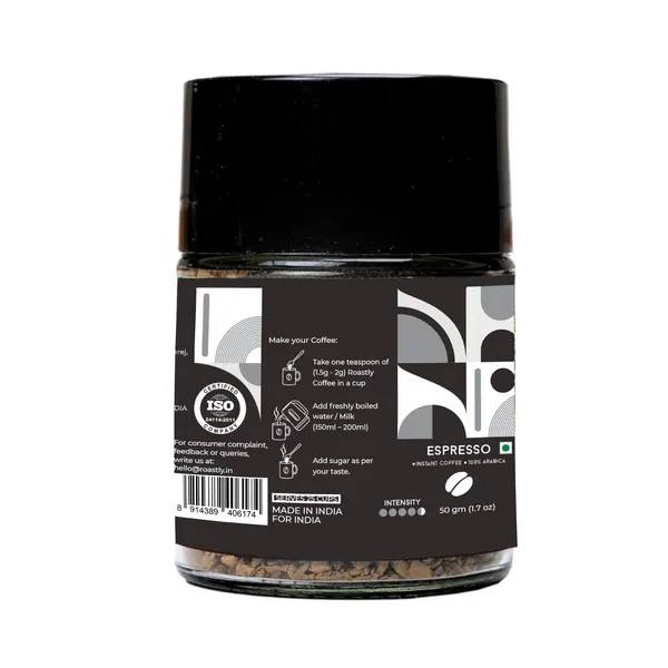 Roastly_Arabica_Espresso_Instant_Coffee_Freeze_Dried_Powder_50_Gm