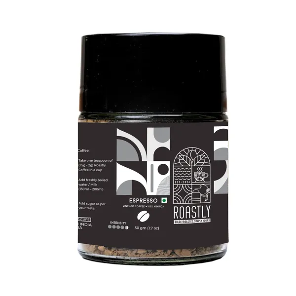 Roastly_Arabica_Espresso_Instant_Coffee_Freeze_Dried_Powder_50_Gm