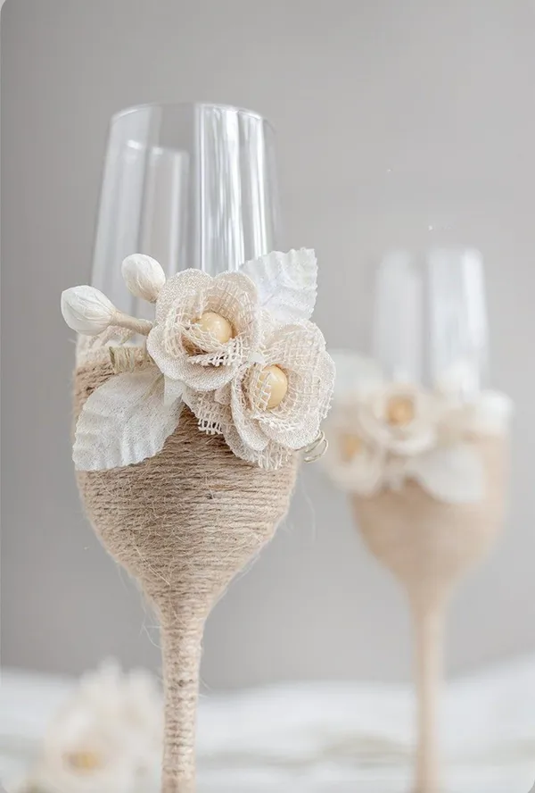 Jute_Floral_Wedding_Wine_Glasses
