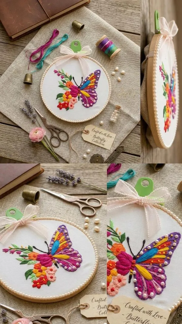 Blooming_Monarch_Embroidered_Butterfly_Framed_Wall_Art