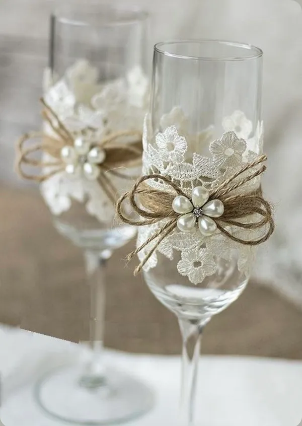 Glass_Wedding_Floral_Decorated_Champagne_Glass_Set