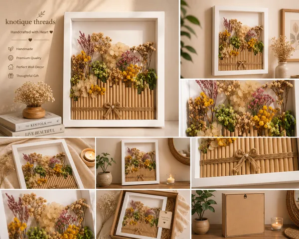 Handcrafted_Dried_Flower_Arrangement_Wall_Decor_Frame