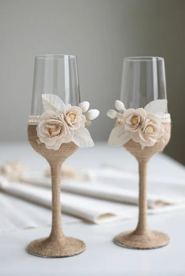 Jute_Floral_Wedding_Wine_Glasses
