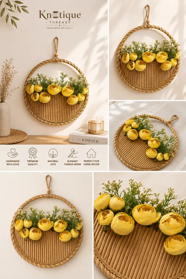 Jute_Floral_Round_Wall_Hanging_Decor