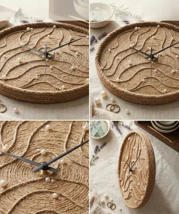 The_Pearl_Drift_Jute_Wall_Clock