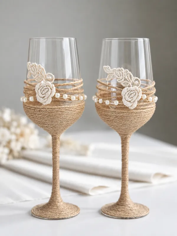 Rosewood_Toast_Rustic_Floral_Champagne_Glasses