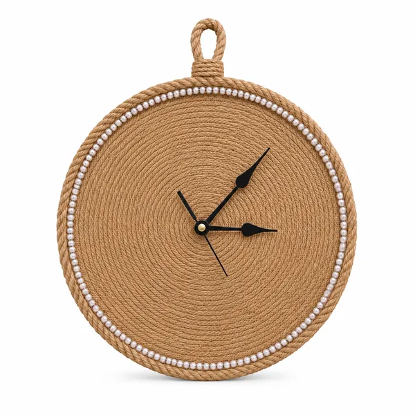 Jute_Handcrafted_Round_Wall_Clock