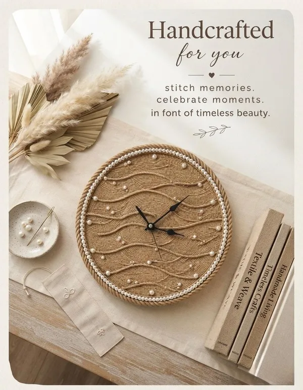 Waves_Of_Calm_Wall_Clock