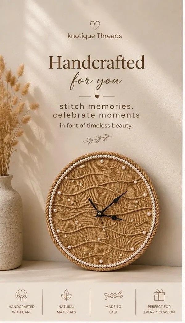 Waves_Of_Calm_Wall_Clock