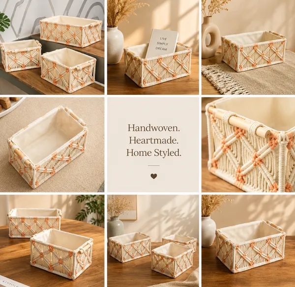 Orange_Basket_Set_Of_3