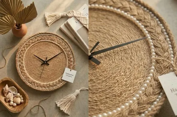 Bohemian_Jute_Wall_Clock