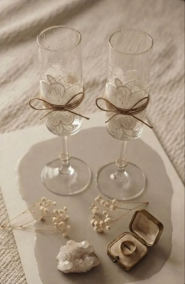 Ethereal_Bloom_Wedding_Floral_Champagne_Glasses