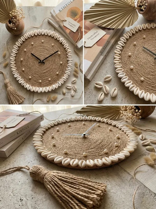 Bohemian_Jute_Wall_Clock_II