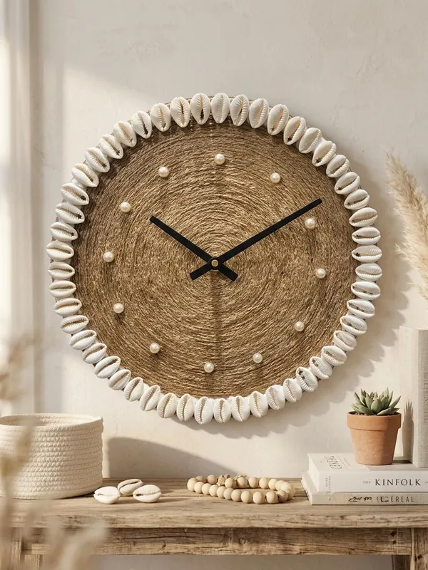 Bohemian_Jute_Wall_Clock_II