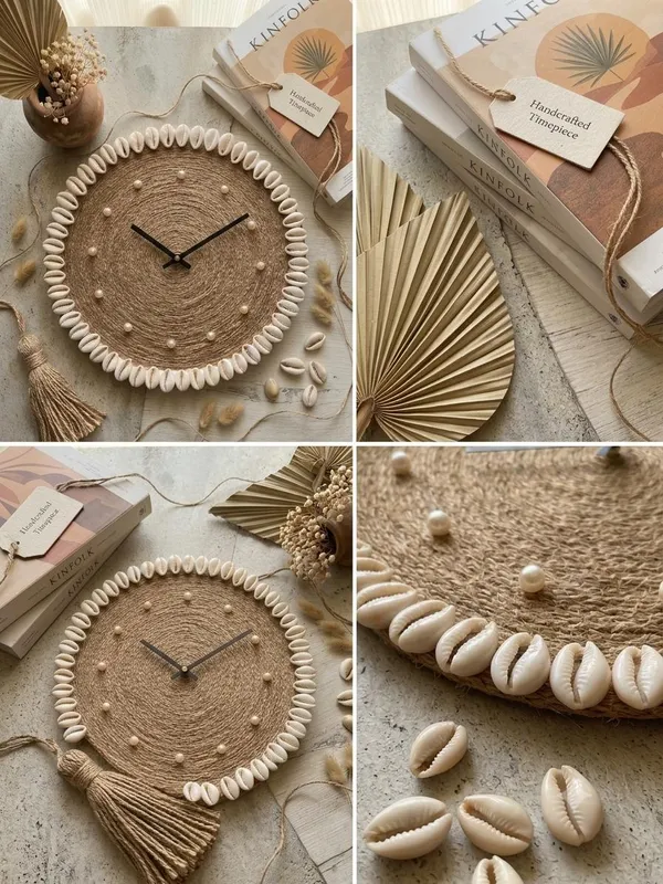 Bohemian_Jute_Wall_Clock_II
