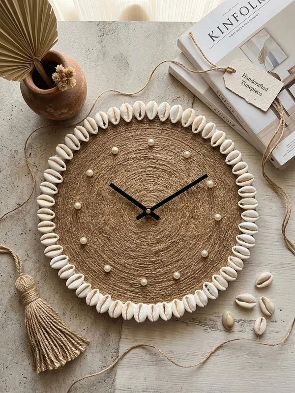 Bohemian_Jute_Wall_Clock_II