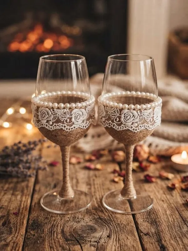 Snow_Blossom_Wedding_Champagne_Glasses