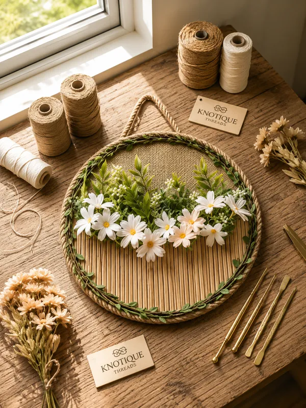 Monarch_Bloom_Jute_Bohemian_Floral_Round_Wall_Decor