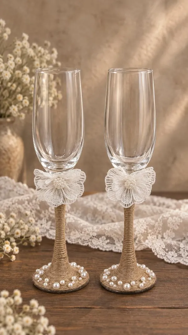 Blush_Bloom_Rustic_Floral_Champagne_Glasses