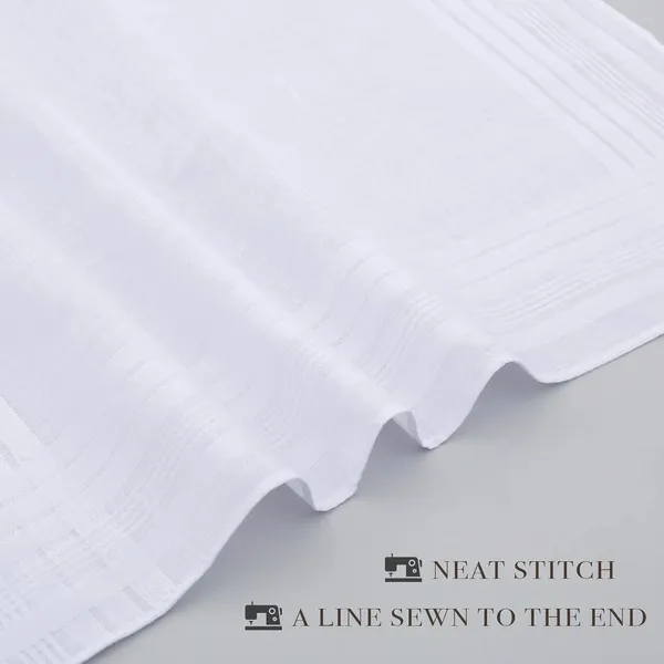 Gb_Men_S_Handkerchiefs_100_Cotton_Solid_White_With_Stripe_Large_Classic_Hankies_Bulk_Set