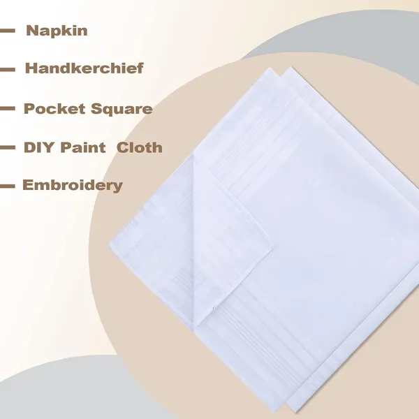Gb_Men_S_Handkerchiefs_100_Cotton_Solid_White_With_Stripe_Large_Classic_Hankies_Bulk_Set